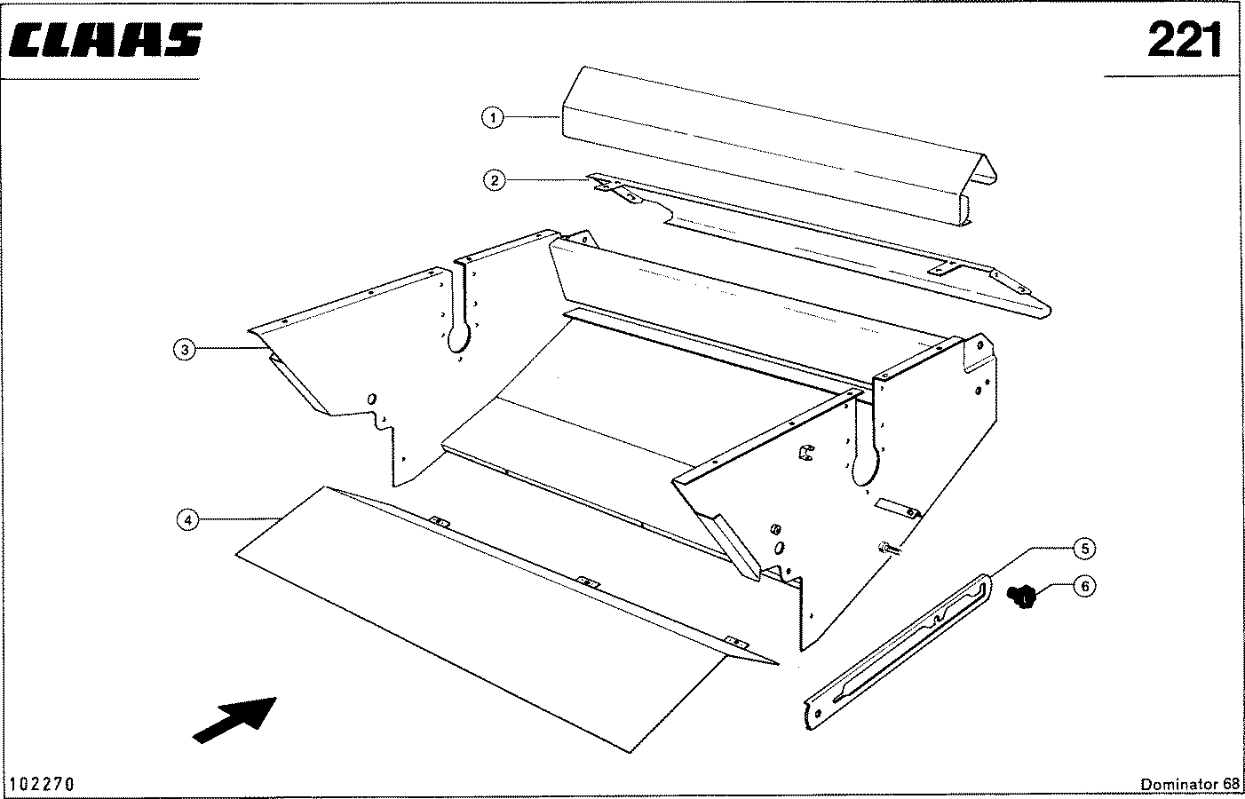 DOMINATOR - STROHHAECKSLER, VAR. 3871