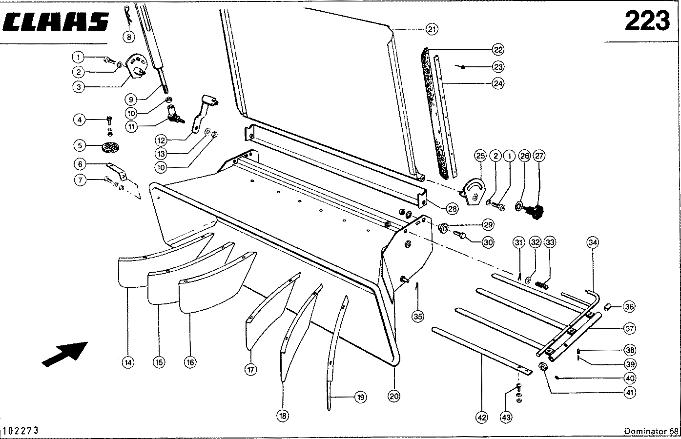 DOMINATOR - STROHHAECKSLER, VAR. 3871