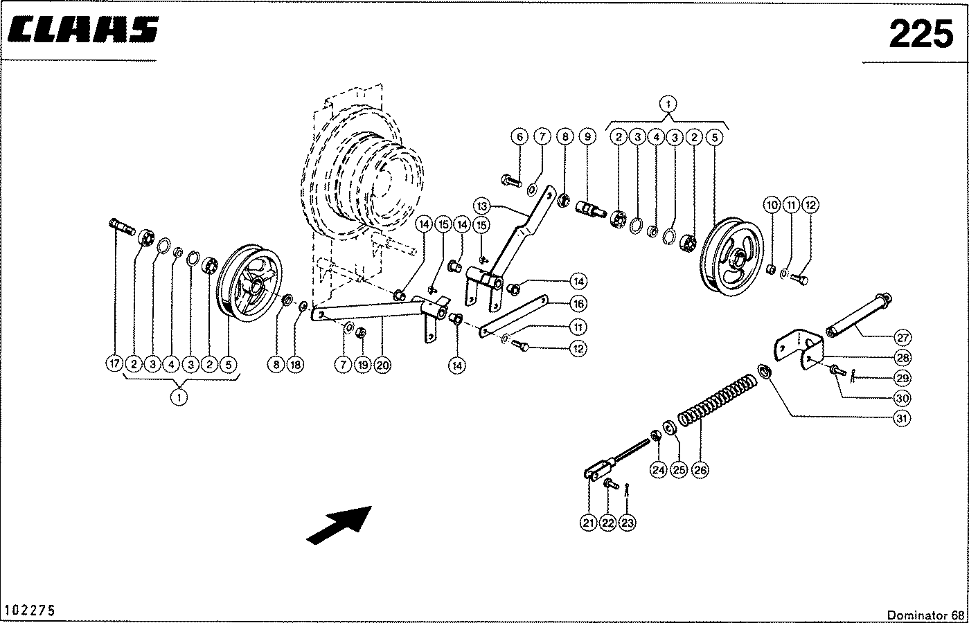 DOMINATOR - STROHHAECKSLER, VAR. 3871