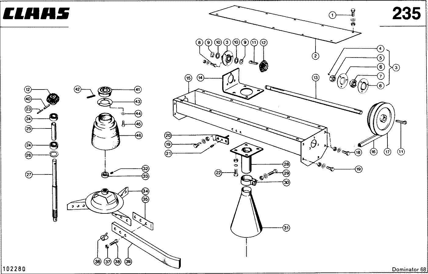 DOMINATOR - STROHVERTEILER, VAR. 4180