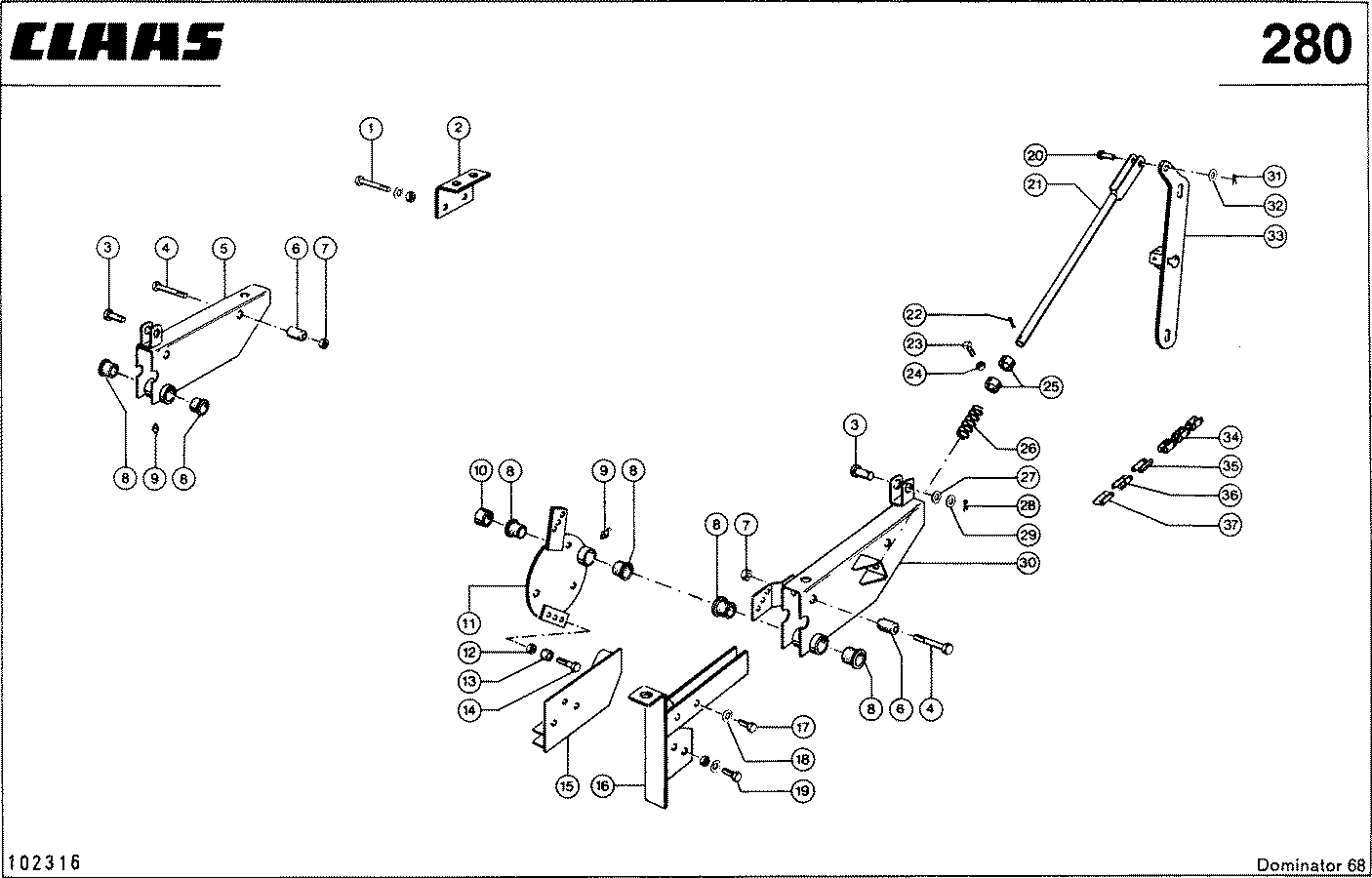 DOMINATOR - HASPEL-HORIZONTALVERSTELLG.,VAR.4292/93