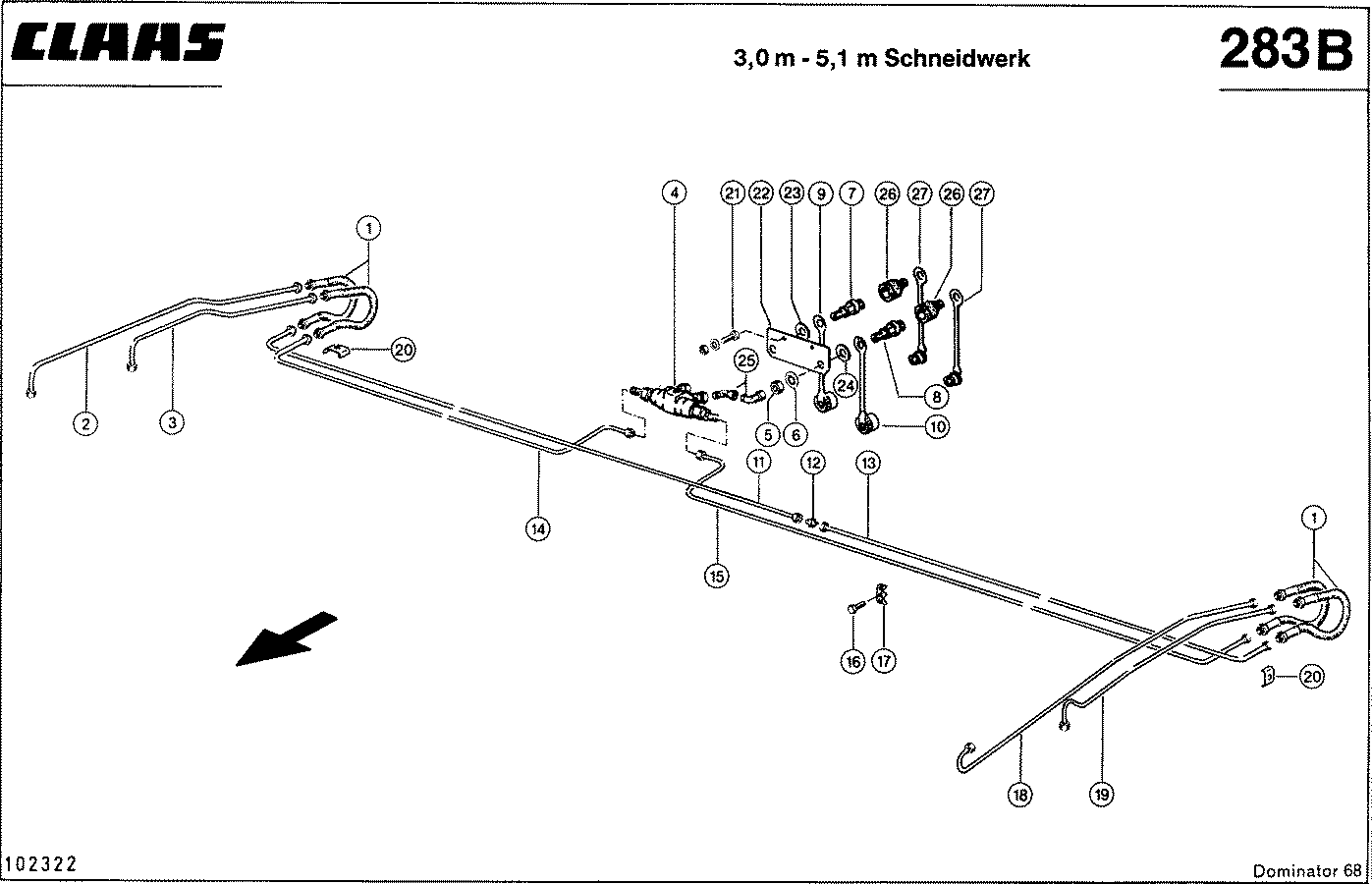 DOMINATOR - HASPEL-HORIZONTALVERSTELLUNG,VAR. 4809