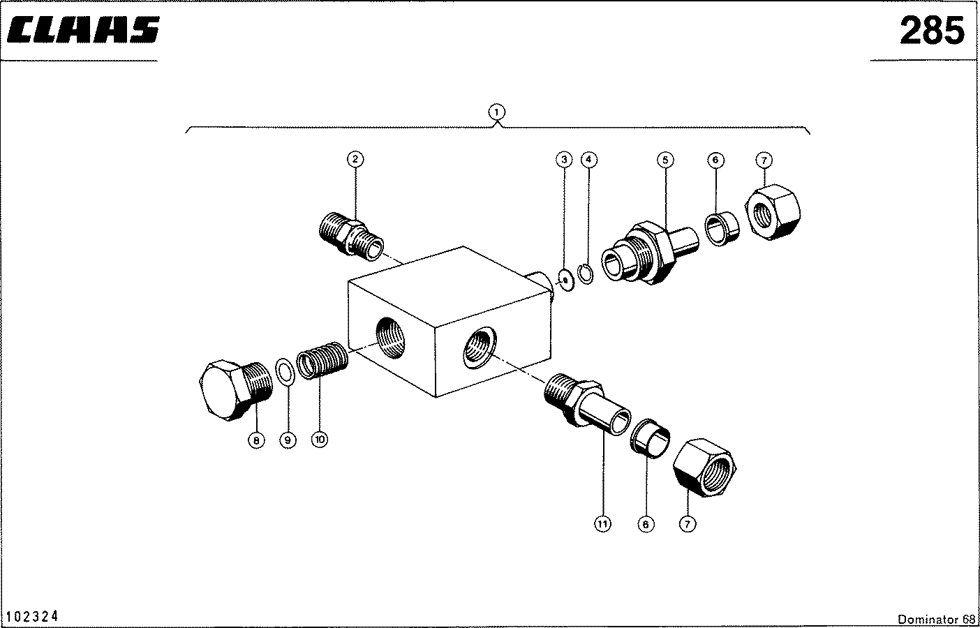 DOMINATOR - HASPEL-HORIZONTALVERSTELLG..,VAR.4292/93