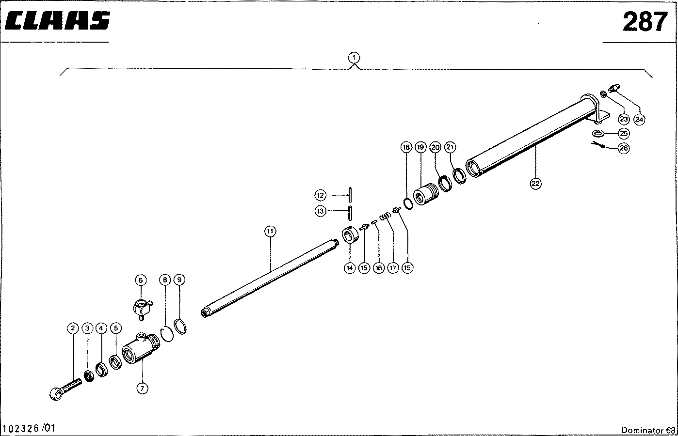 DOMINATOR - HASPEL-HORIZONTALVERSTELLG.,VAR.4292/93