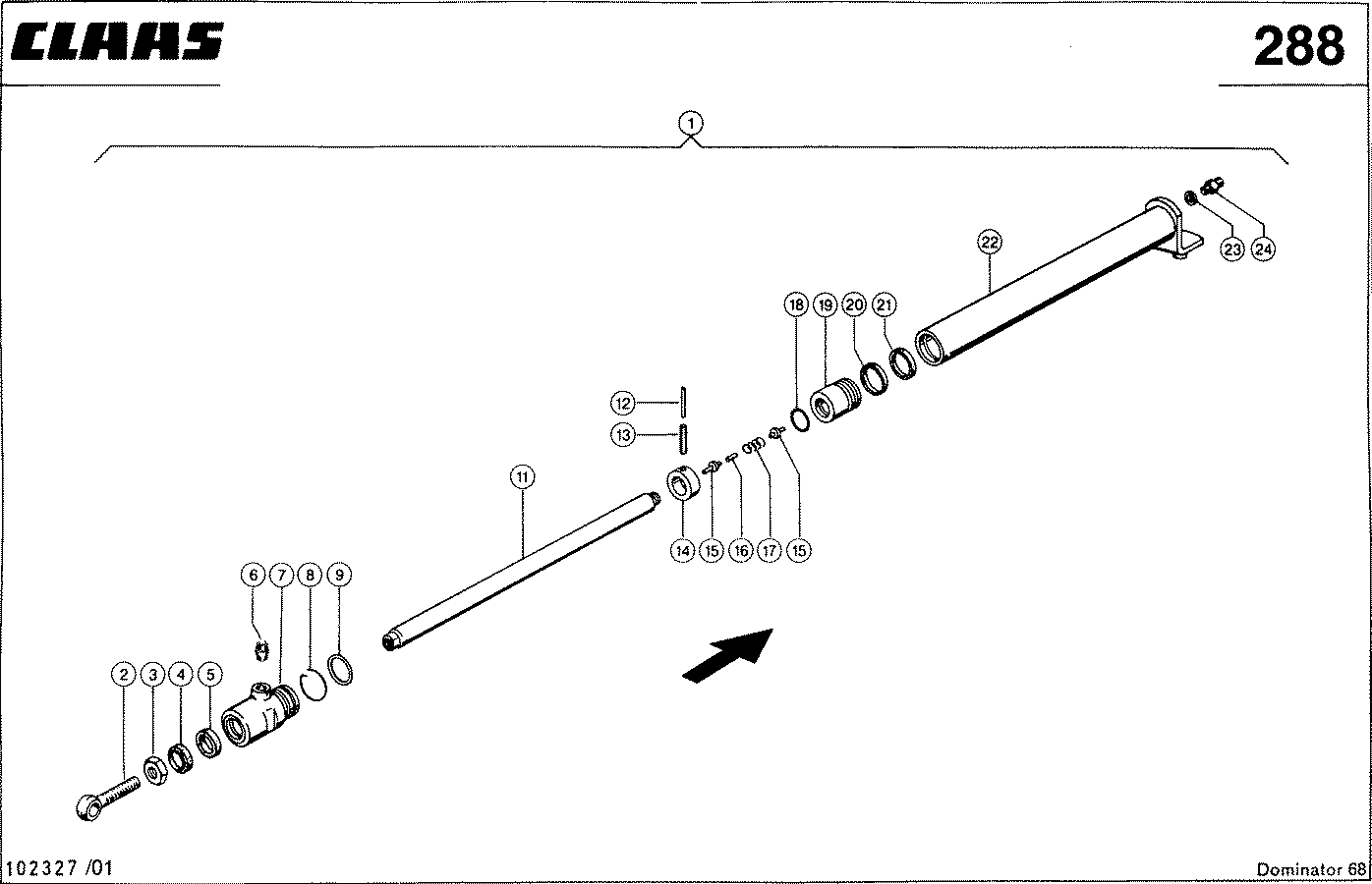 DOMINATOR - HASPEL - HORIZONTALVERSTELLUNG,VAR.4809
