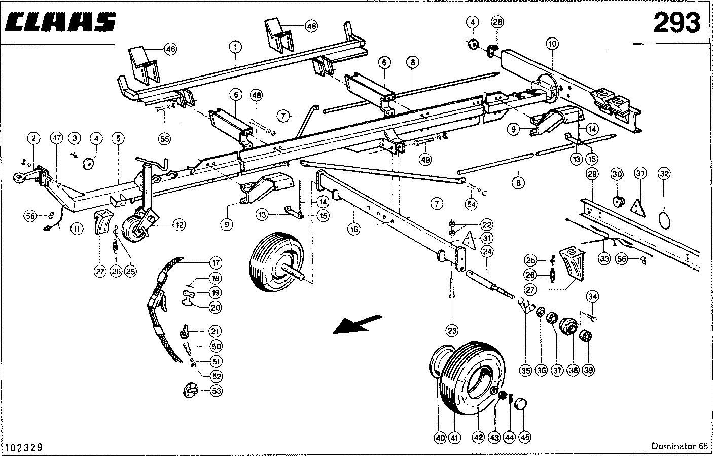 DOMINATOR - SCHNEIDWERKWAGEN,VAR.7879 3,0 M - 5,1 M
