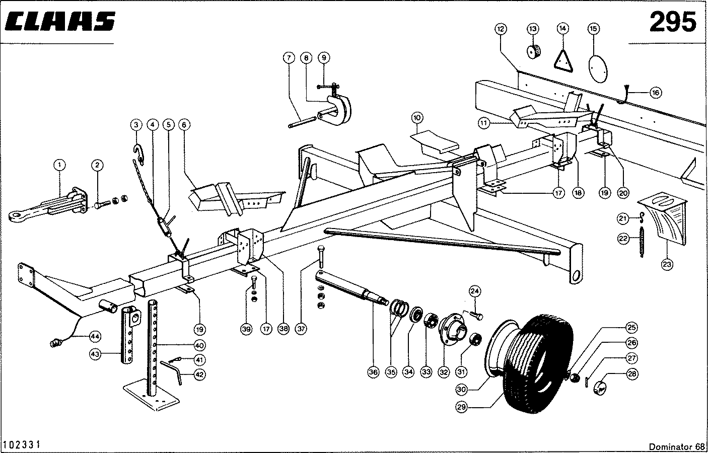 DOMINATOR - SCHNEIDWERKWAGEN, VAR. 2620 UND 3959