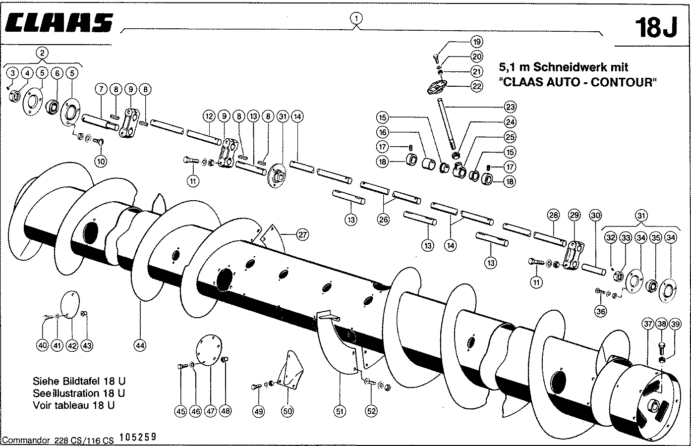 COMMANDOR - MULTIFINGER - EINZUGSTROMMEL 300 MM DURC