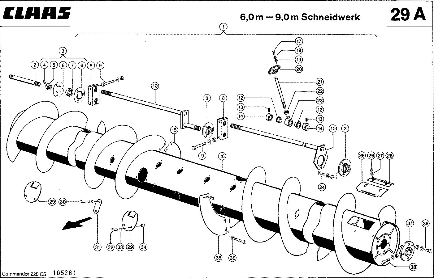 COMMANDOR - MULTIFINGER - EINZUGSTROMMEL, 380 MM DUR