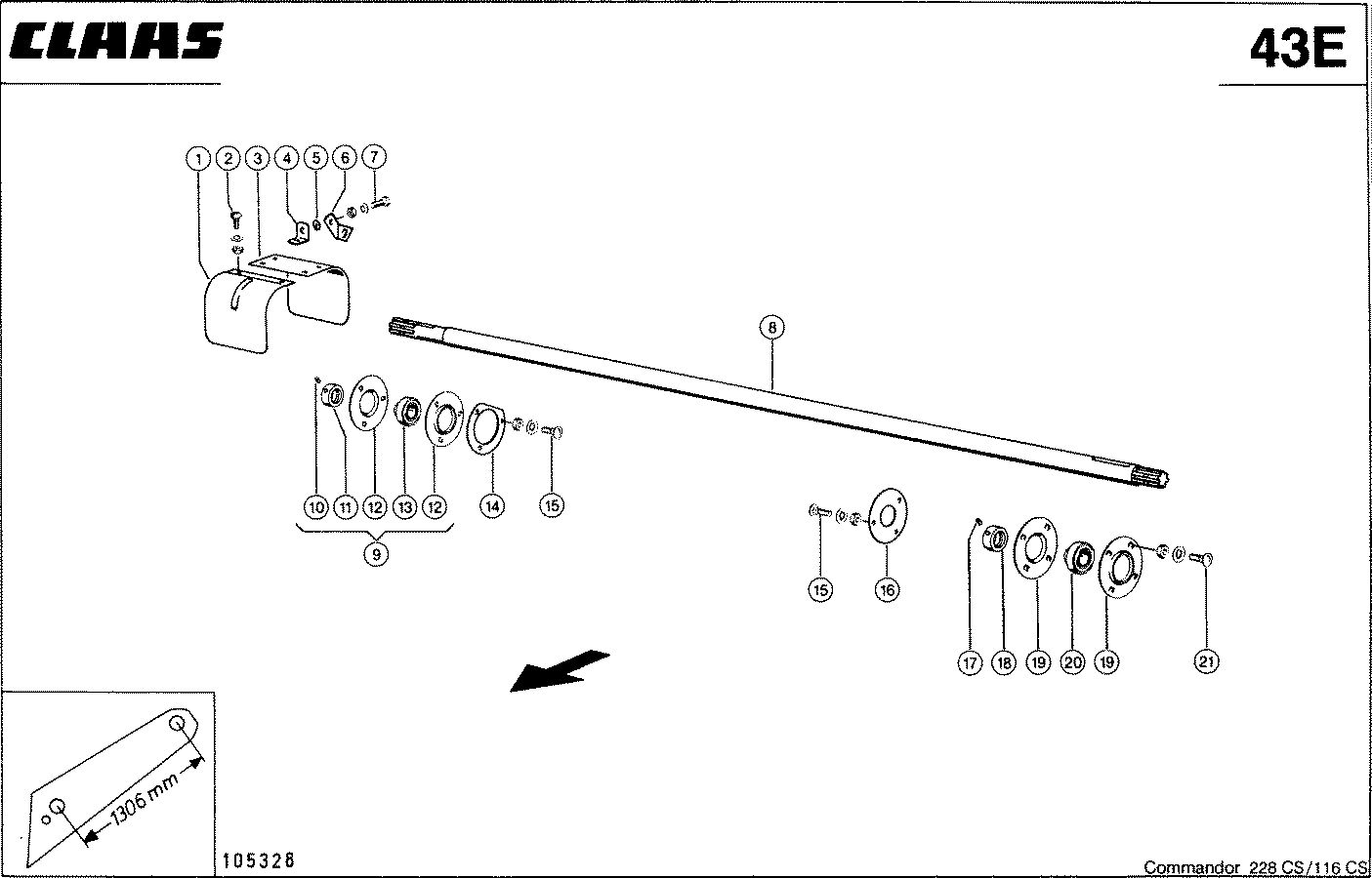COMMANDOR - EINZUGSKANAL MITTEL, VAR. 7645/46 C A C