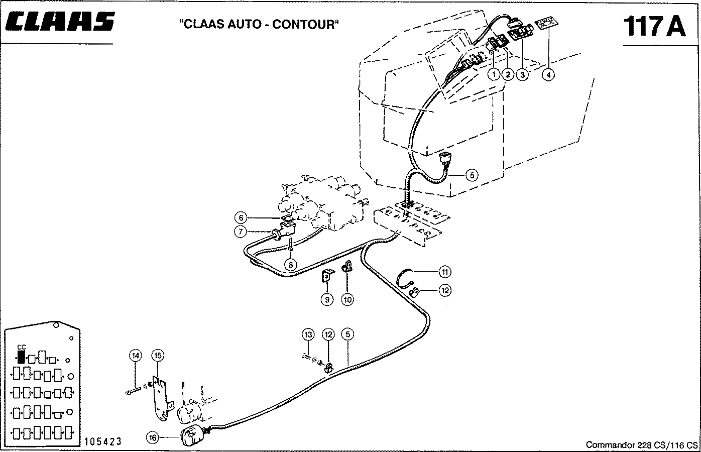 COMMANDOR - КАБЕЛЬ CLAAS AUTO - CONTOUR