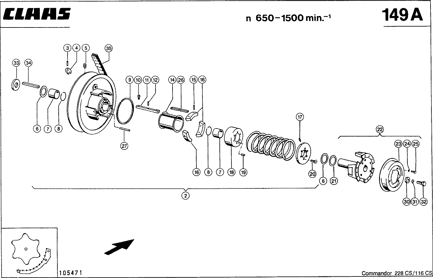 COMMANDOR - ВАРИАТОР БАРАБАНА, ВАР. 4831