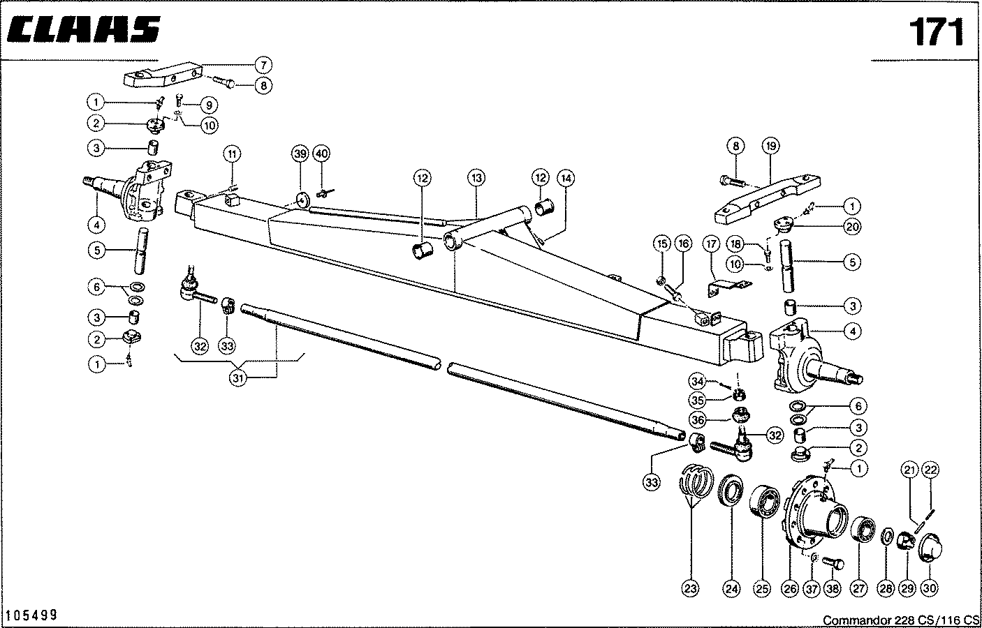 COMMANDOR - LENKACHSE, VAR. 3812, 2,6 M UND 2,9 M