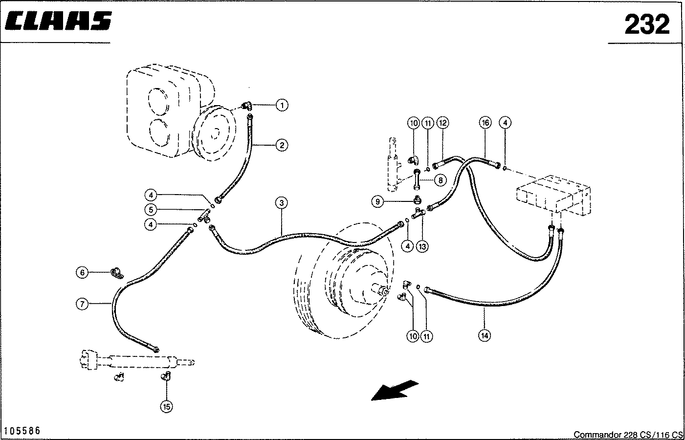 COMMANDOR - HYDRAULIKLEITUNGEN, (NIEDERDRUCKHYDRAUL