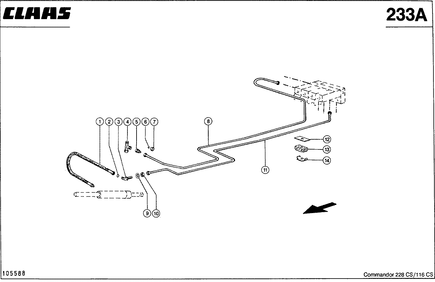 COMMANDOR - HYDRAULIKLEITUNGEN, (NIEDERDRUCKHYDRAUL