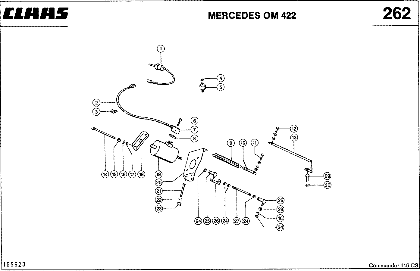 COMMANDOR - MERCEDES OM 422, MOTORWAECHTER, VAR. 48