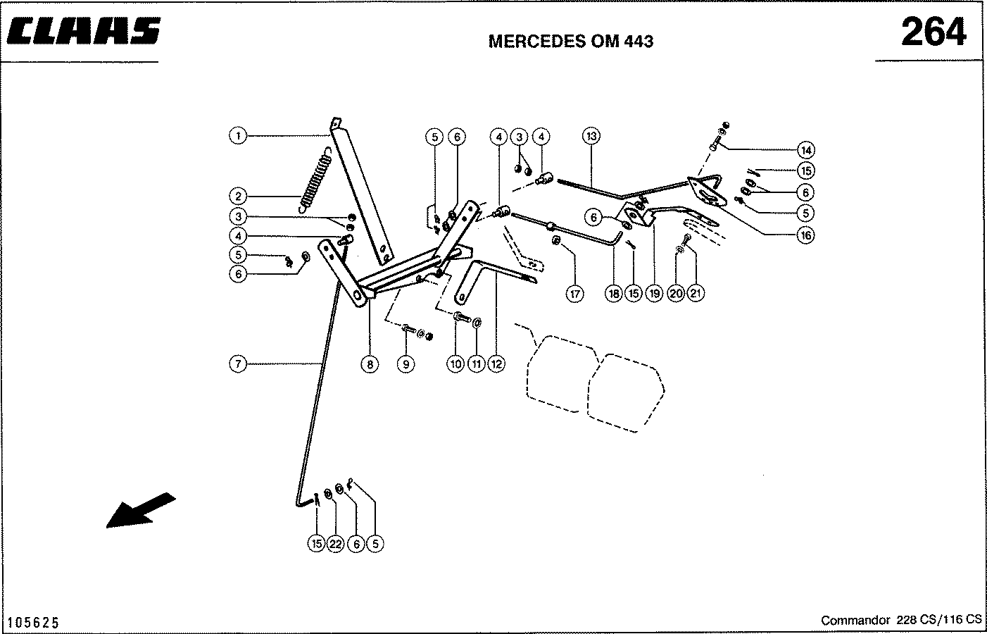 COMMANDOR - MERCEDES OM 443, РЕГУЛИРОВАНИЕ