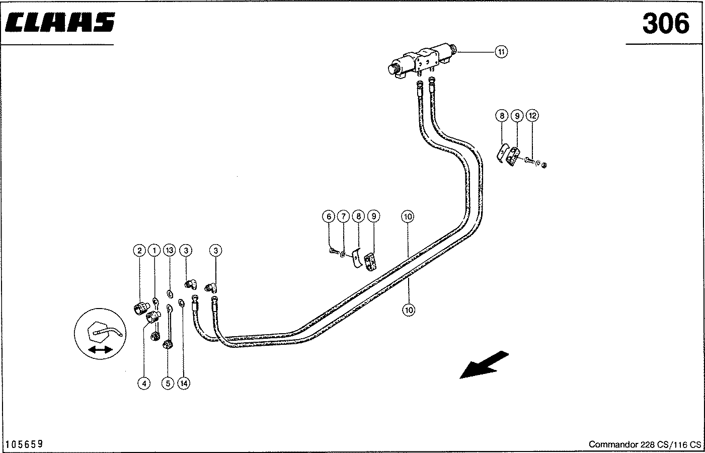 COMMANDOR - HASPEL - HORIZONTALVERSTELLUNG, HYDRAULI