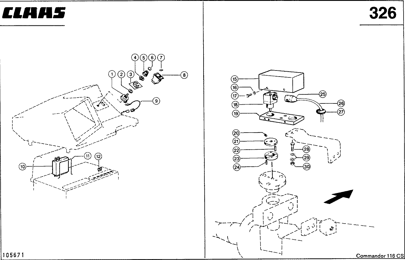 COMMANDOR - CLAAS - AUTOPILOT, VAR. 4684, VAR. 468