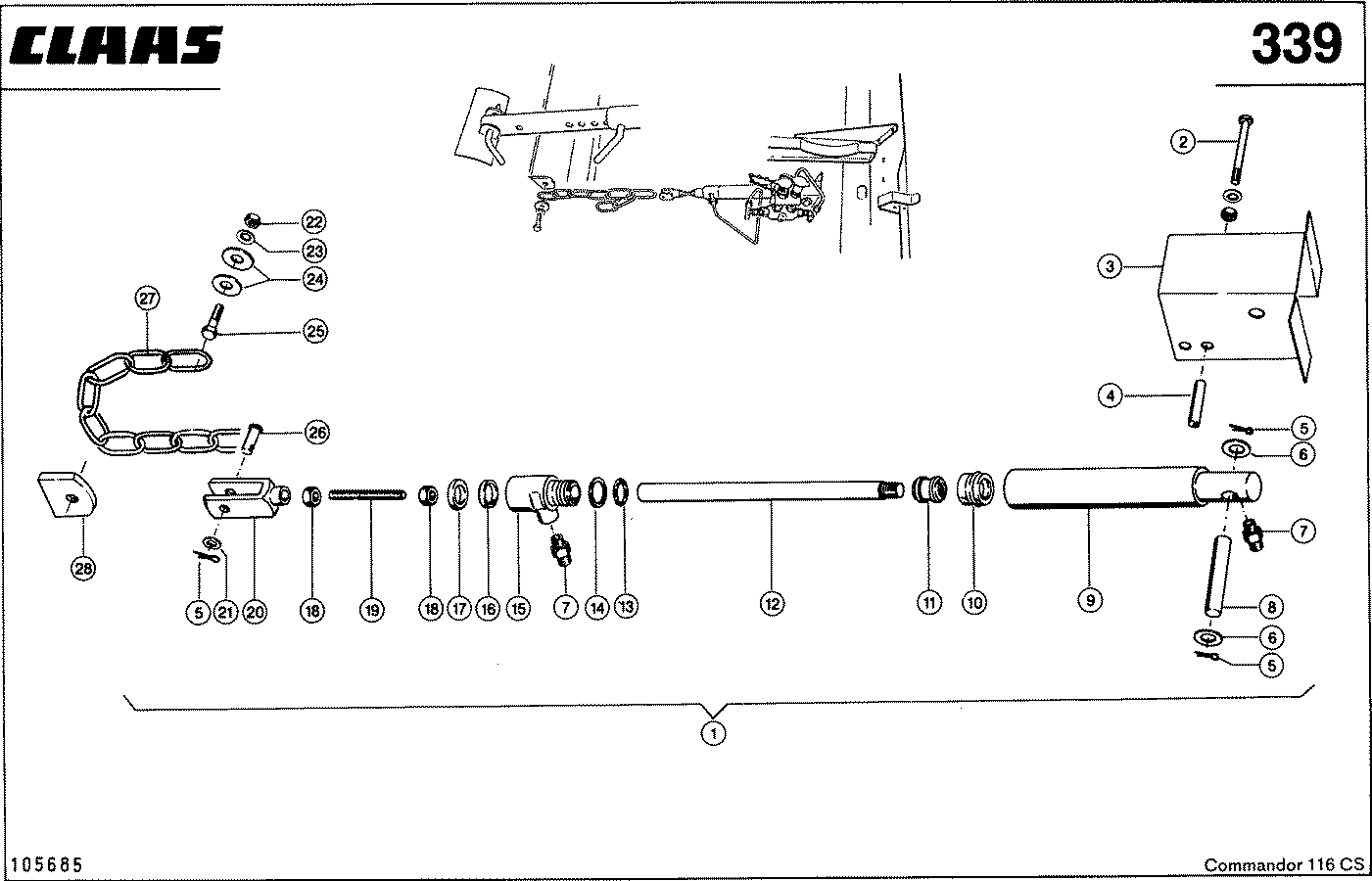 COMMANDOR - TRANSPORTWAGEN, HYDRAULIKZYLINDER, VAR