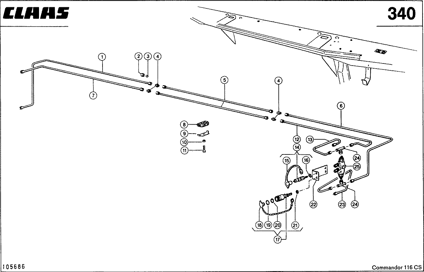 COMMANDOR - TRANSPORTWAGEN, HYDRAULIKLEITUNGEN, VA