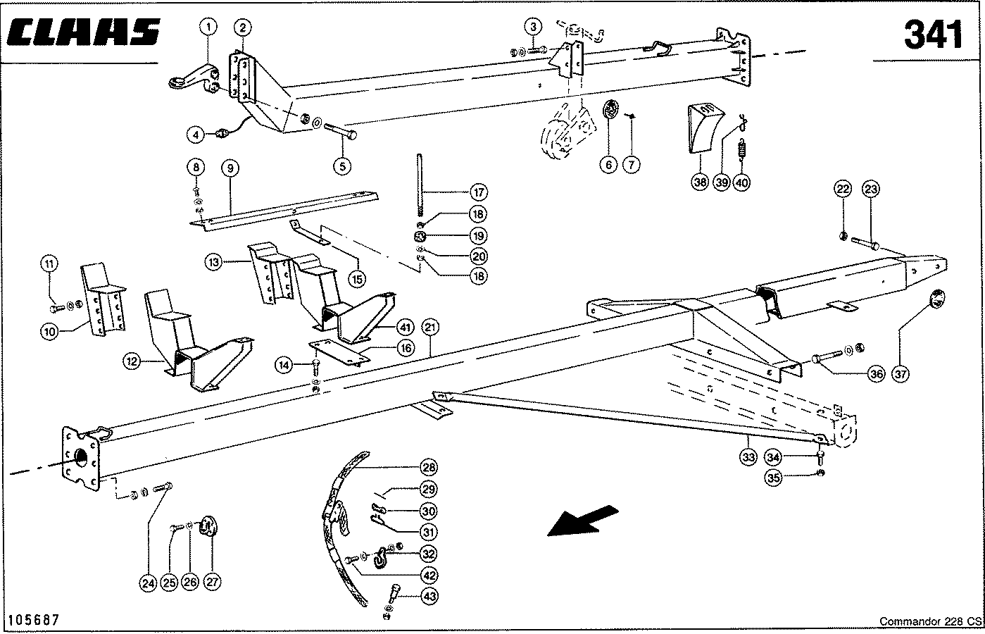 COMMANDOR - SCHNEIDWERKWAGEN, VAR. 9094, 6,0 M UND
