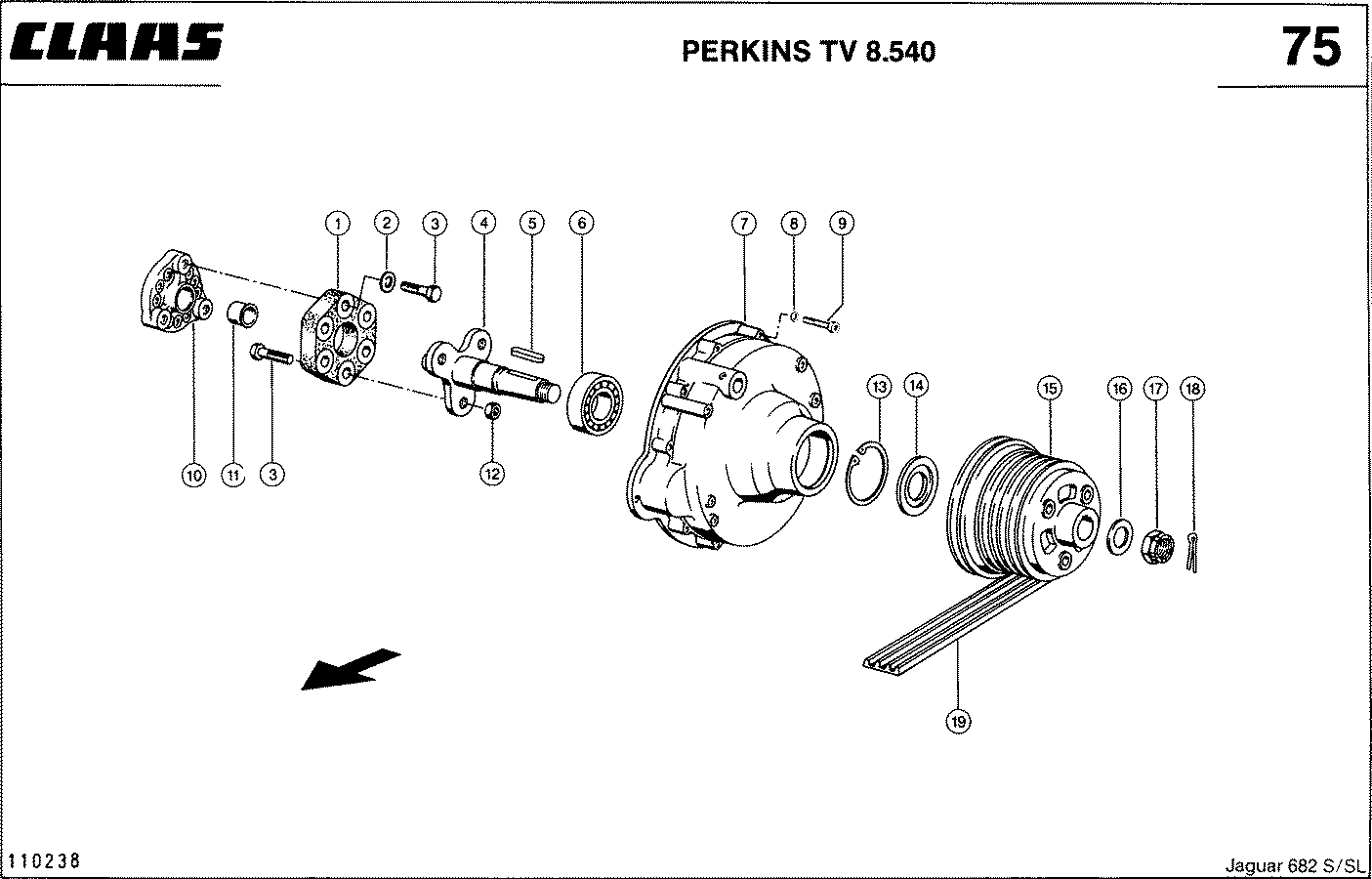 JAGUAR - MOTORABTRIEB, BEI PERKINS TV 8.540