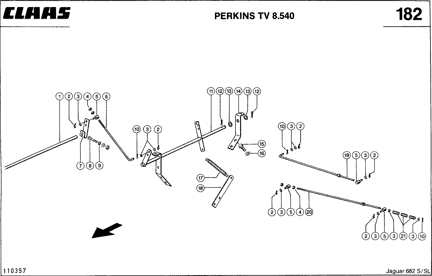 JAGUAR - MOTORZUBEHOER, PERKINS TV 8.540