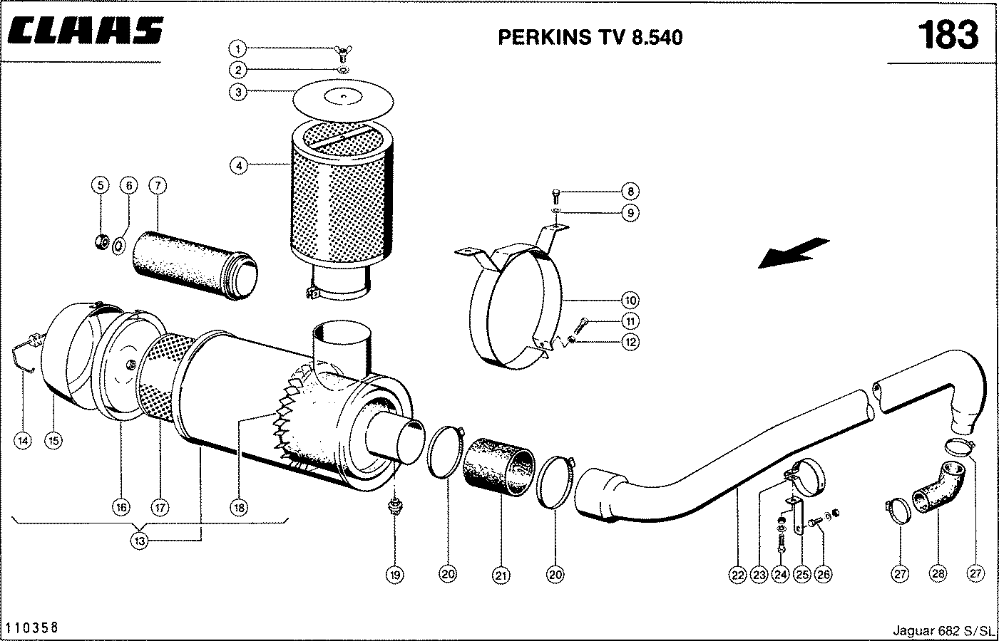 JAGUAR - MOTORZUBEHOER, PERKINS TV 8.540