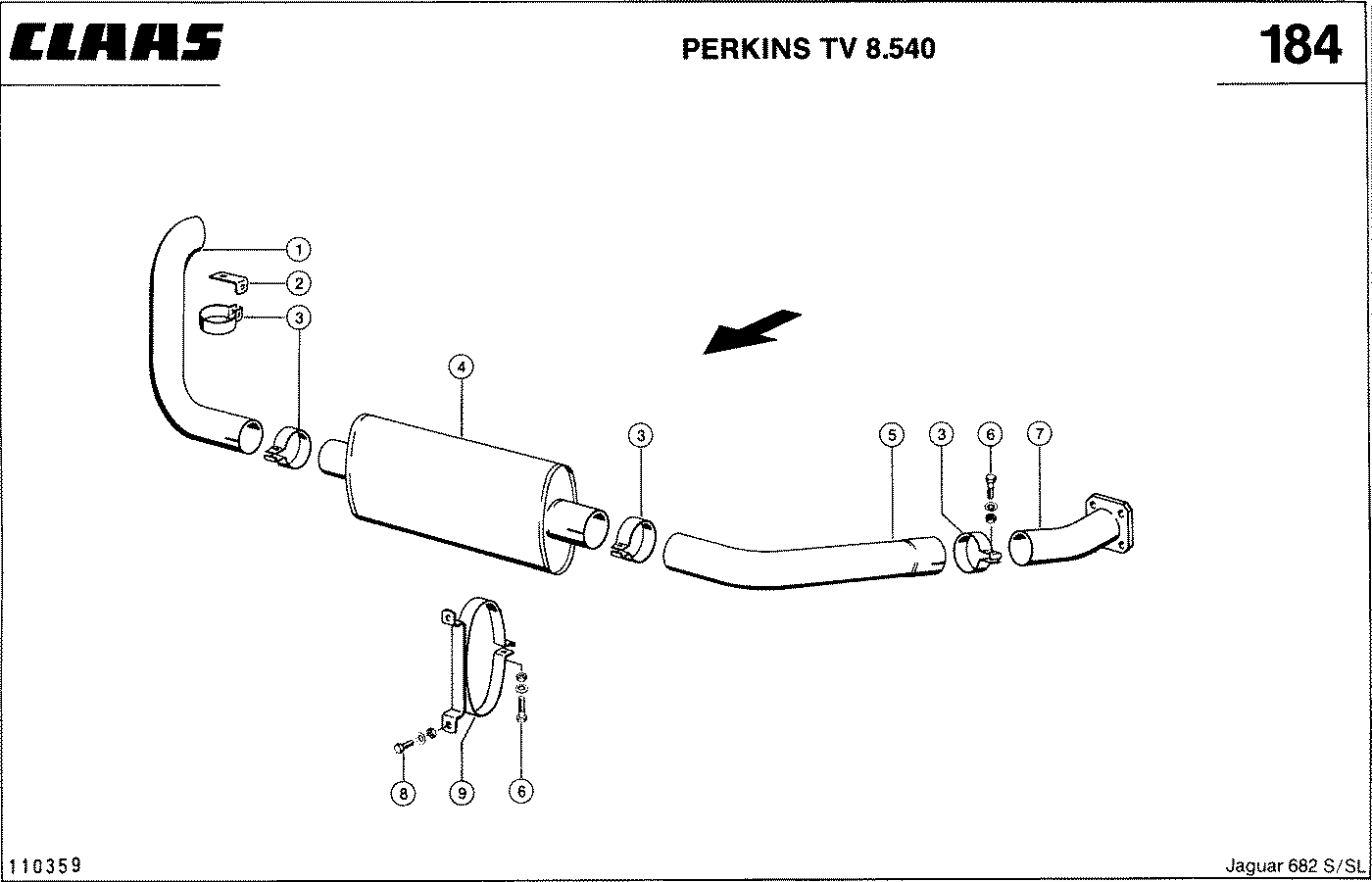 JAGUAR - MOTORZUBEHOER, PERKINS TV 8.540