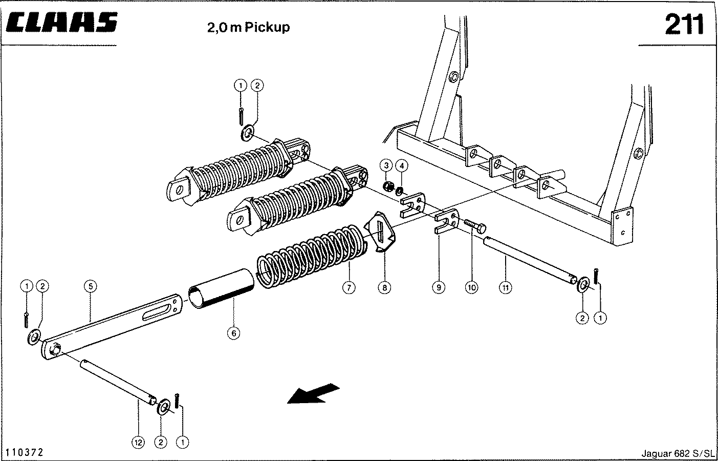 JAGUAR - 2,0 M PICKUP, FEDERENTLASTUNG, VAR. 3963