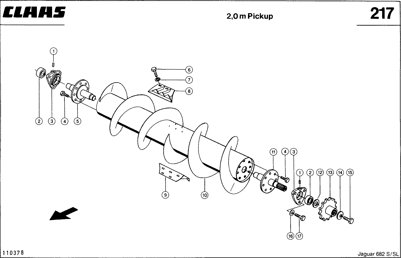 JAGUAR - 2,0 M PICKUP, ZUBRINGERSCHNECKE, VAR. 3963