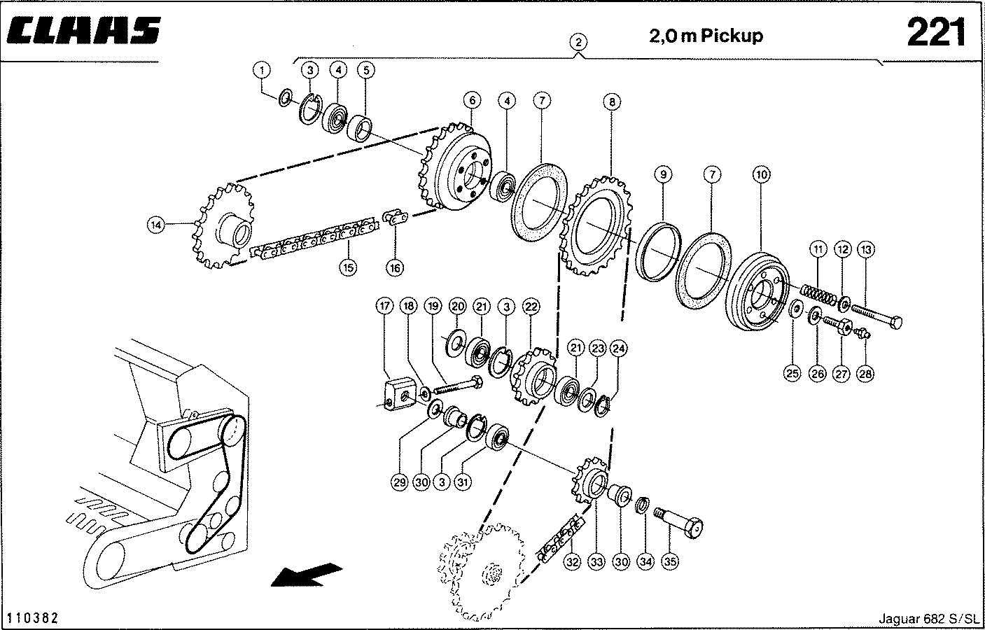 JAGUAR - 2,0 M PICKUP, SCHNECKENANTRIEB, VAR. 3963