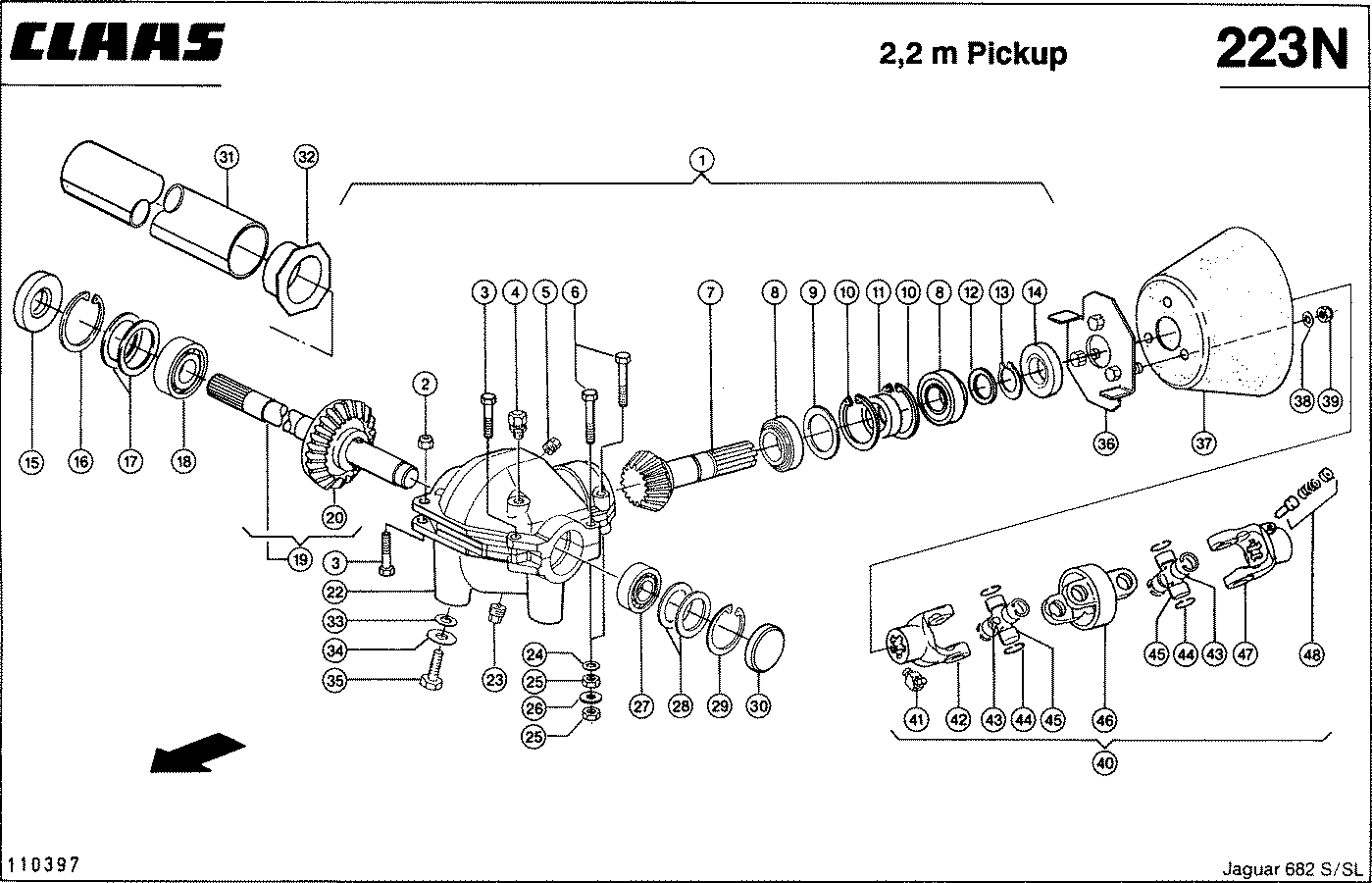 JAGUAR - 2,2 M PICKUP, WINKELGETRIEBE