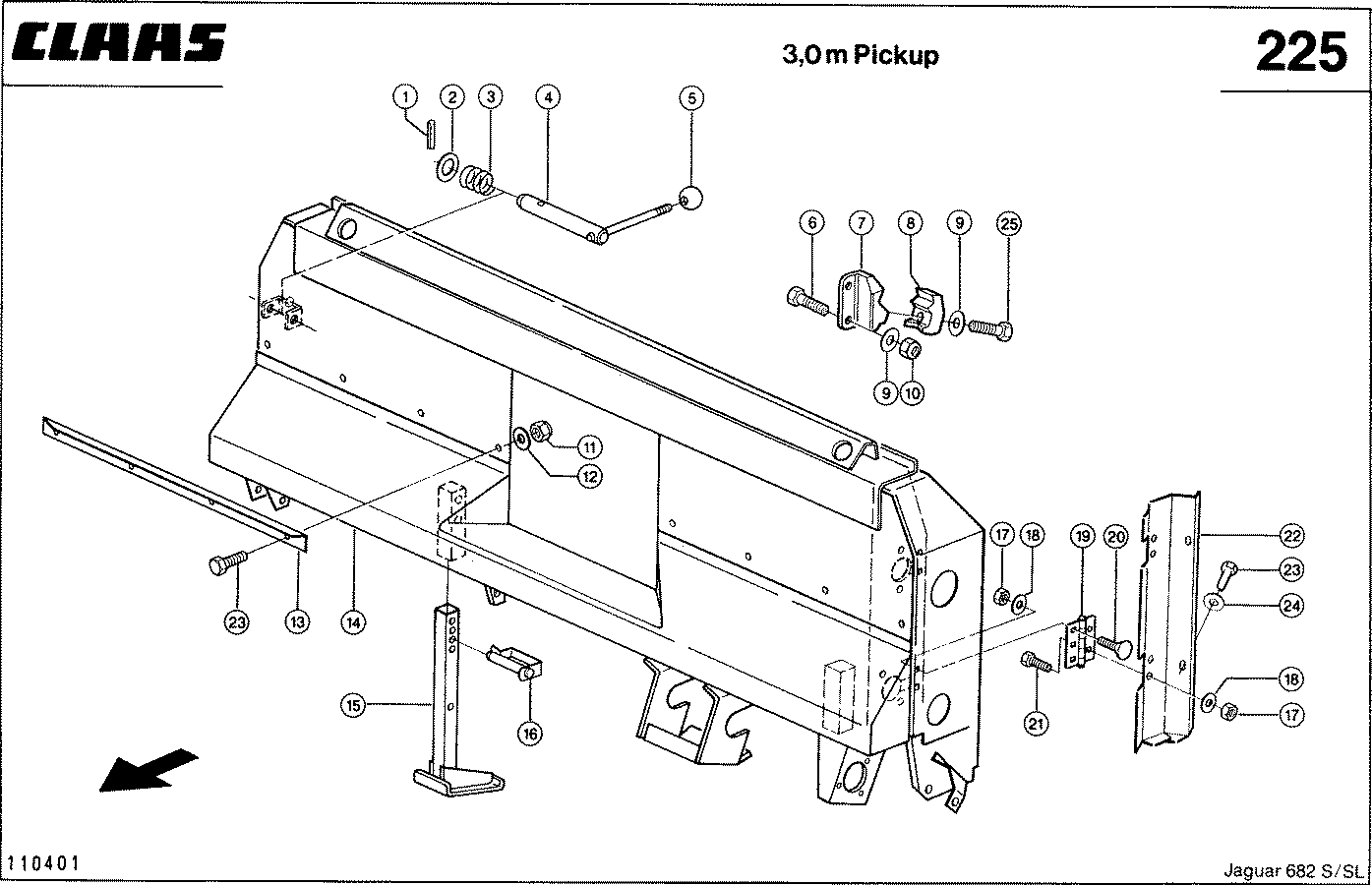 JAGUAR - 3,0 М ПОДБОРЩИК,