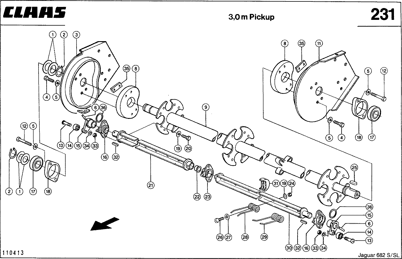 JAGUAR - 3,0 М ПОДБОРЩИК
