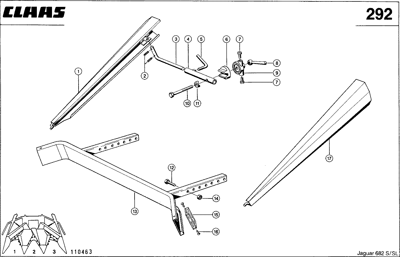 JAGUAR - 3-REIHIGES MAISGEBISS, ABWEISER, VAR.3964
