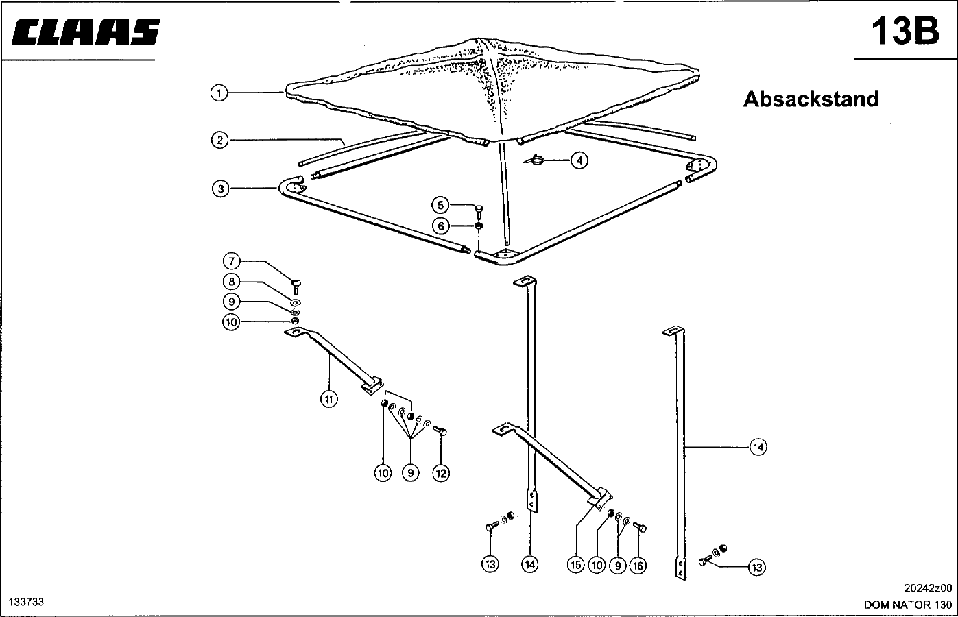 DOMINATOR - SONNENDACH; ABSACKSTAND