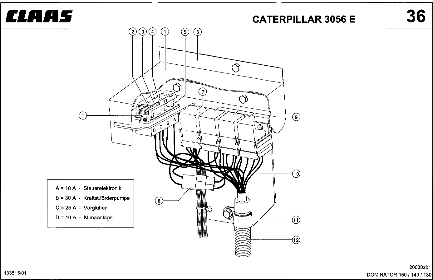 DOMINATOR - MOTORZUBEHгR, CAT 3056 E