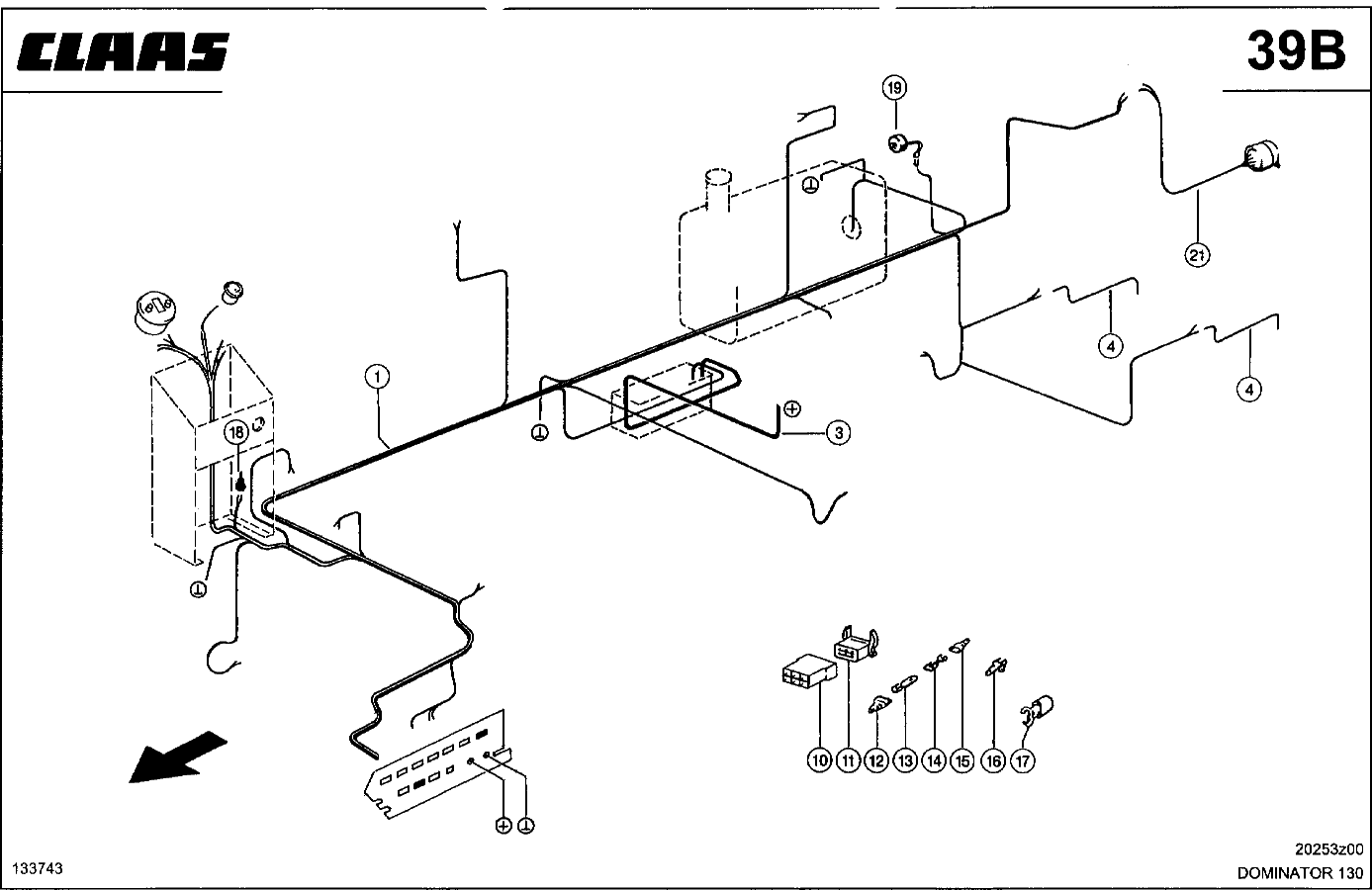 DOMINATOR - KABEL-BERSICHT (HAUPTKABELSATZ)