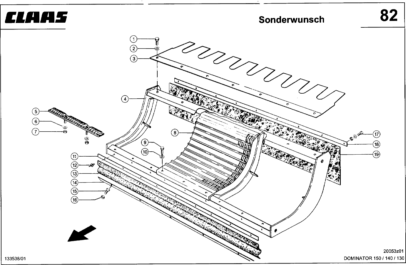 DOMINATOR - DRESCHKORB; SONDERWUNSCH