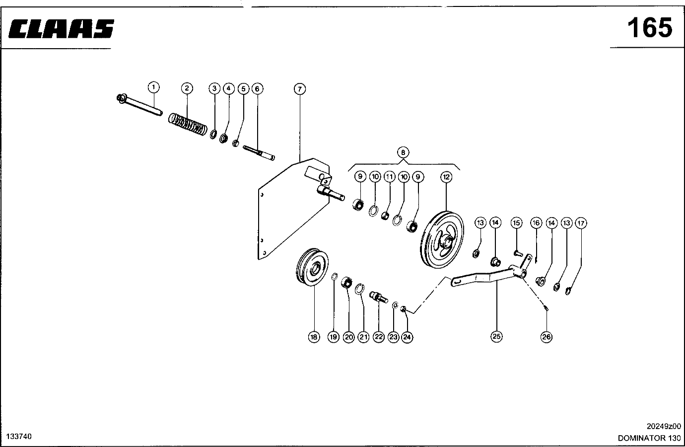DOMINATOR - STROHVERTEILER; ANTRIEB