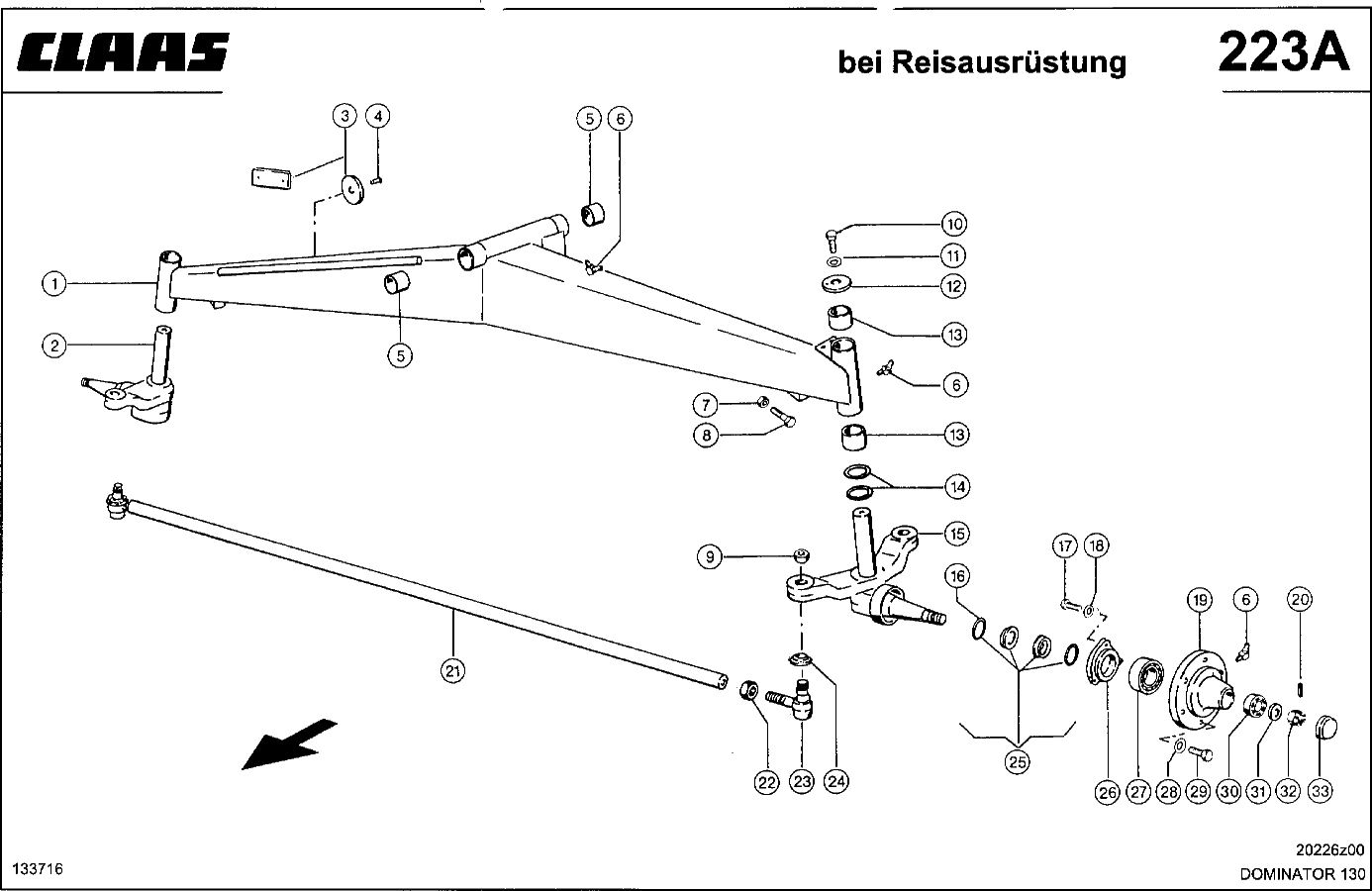 DOMINATOR - LENKACHSE; REISAUSR-STUNG