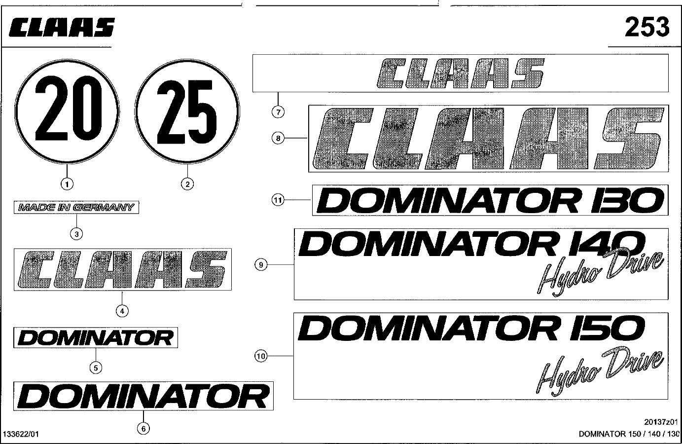 DOMINATOR - НАКЛЕЙКИ