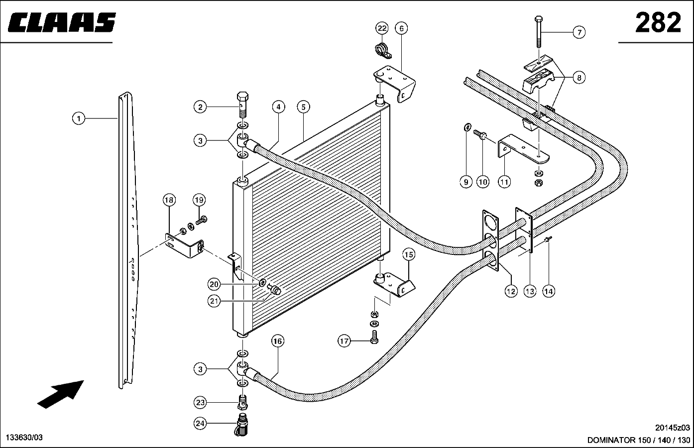 DOMINATOR - HYDRAULIKLEITUNGEN, OELK-HLUNG