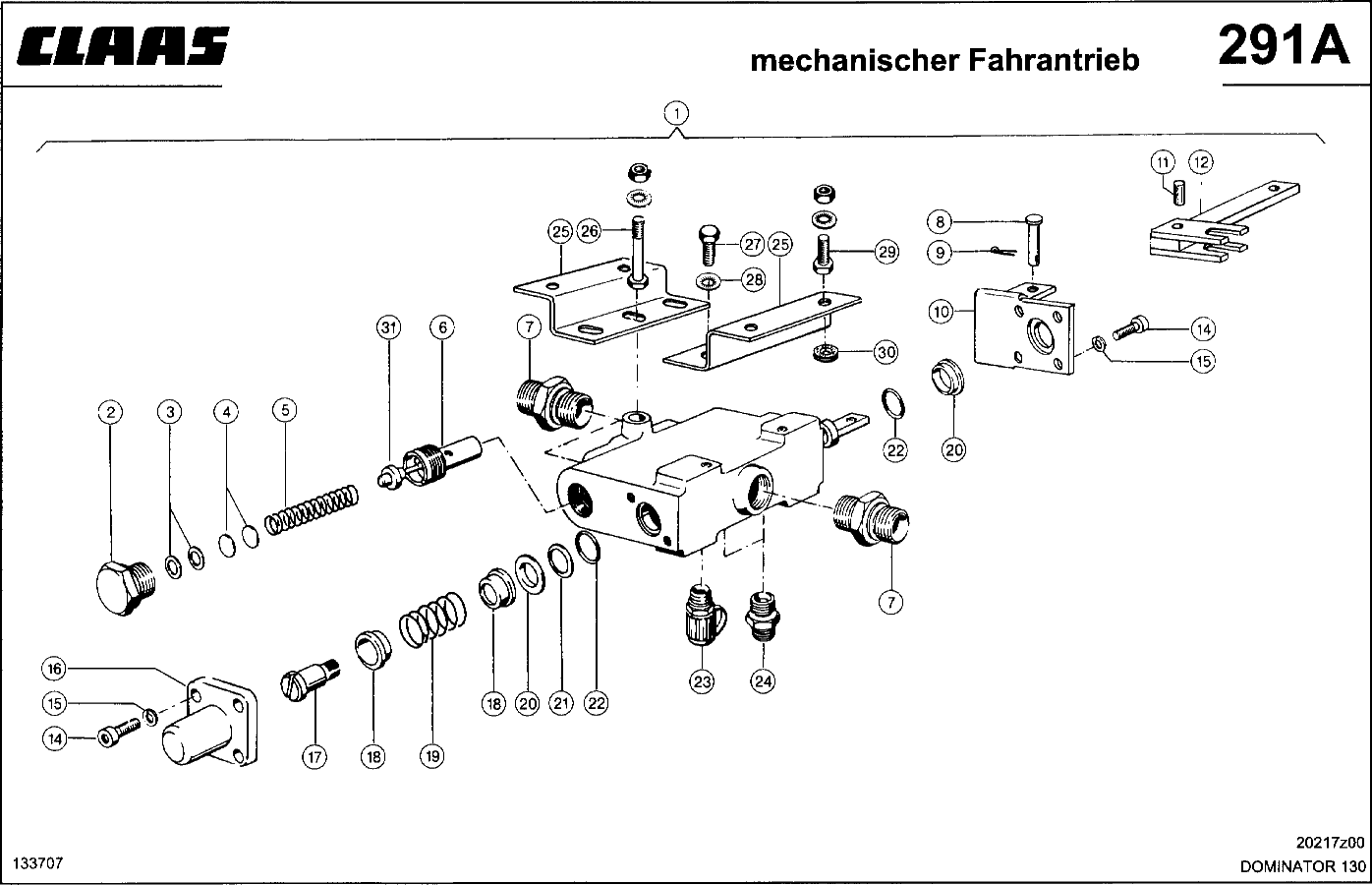 DOMINATOR - 4/3 WEGE-VENTIL, REVERSIERANTRIEB
