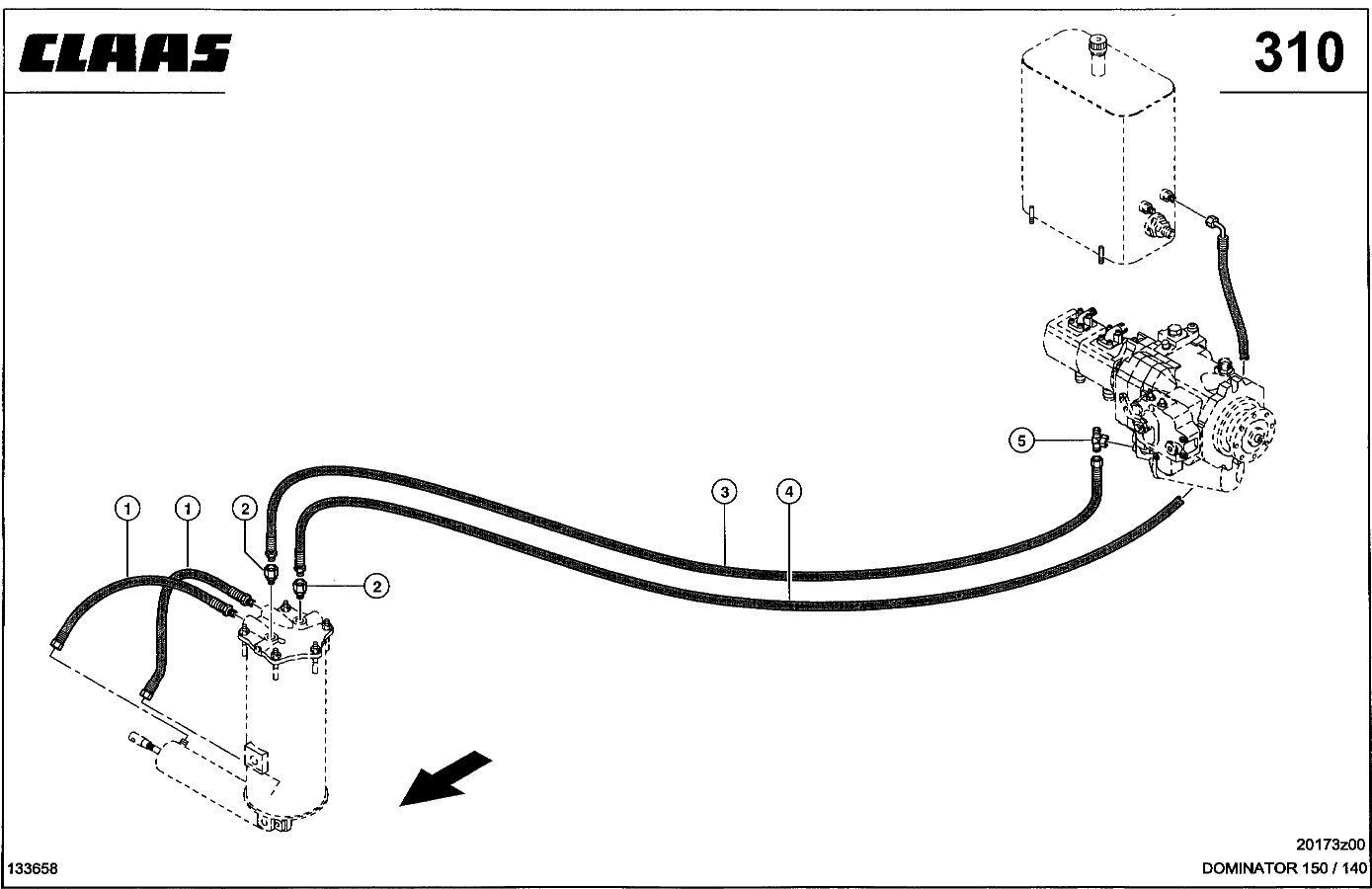 DOMINATOR - HYDRAULIKLEITUNGEN, ("3 - D")