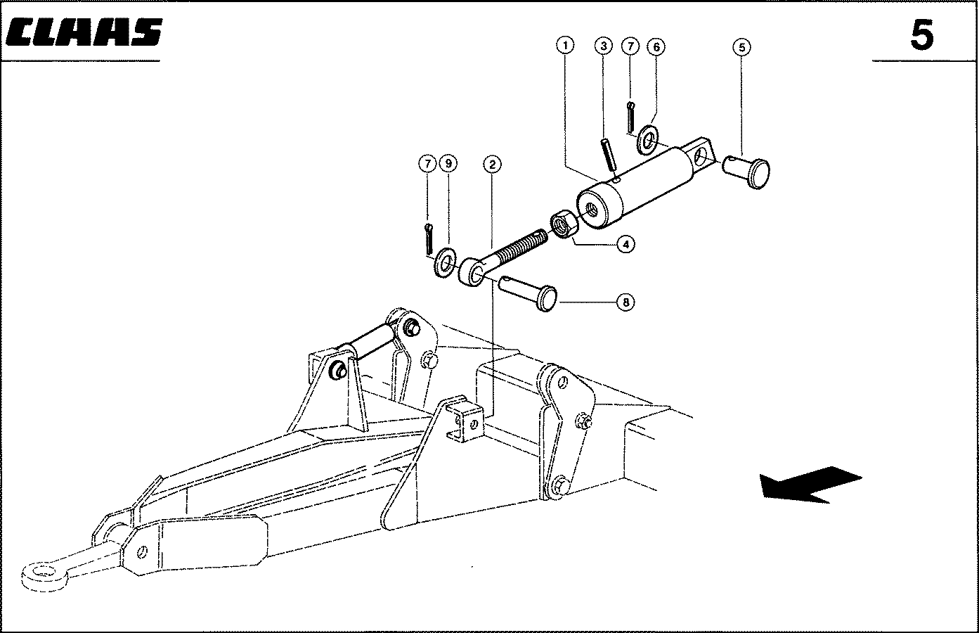 SPRINT - VERSTELLSPINDEL FUER DEICHSEL VAR.5419 +