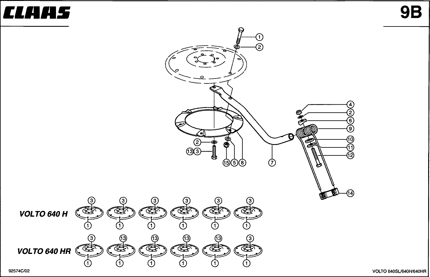 VOLTO - ZINKENTRAEGER / FEDERZINKEN D=10,5MM