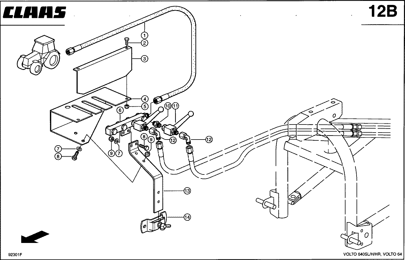 VOLTO - HYDRAULIKVERTEILER VAR.6200